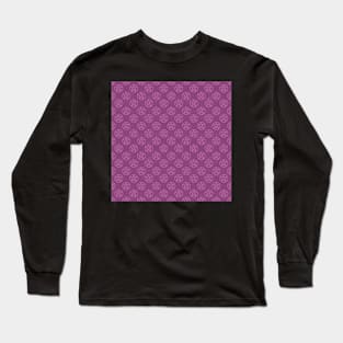 Pink Stone Pentagrams Long Sleeve T-Shirt